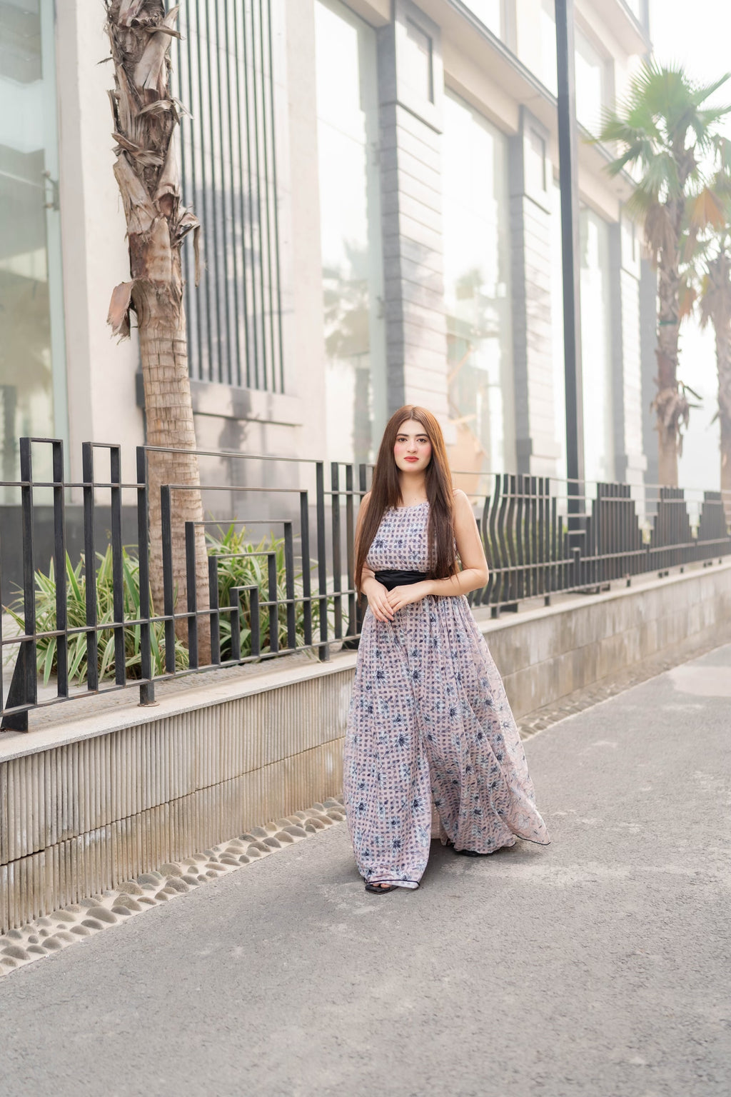 Cotton Net Jumpsuit