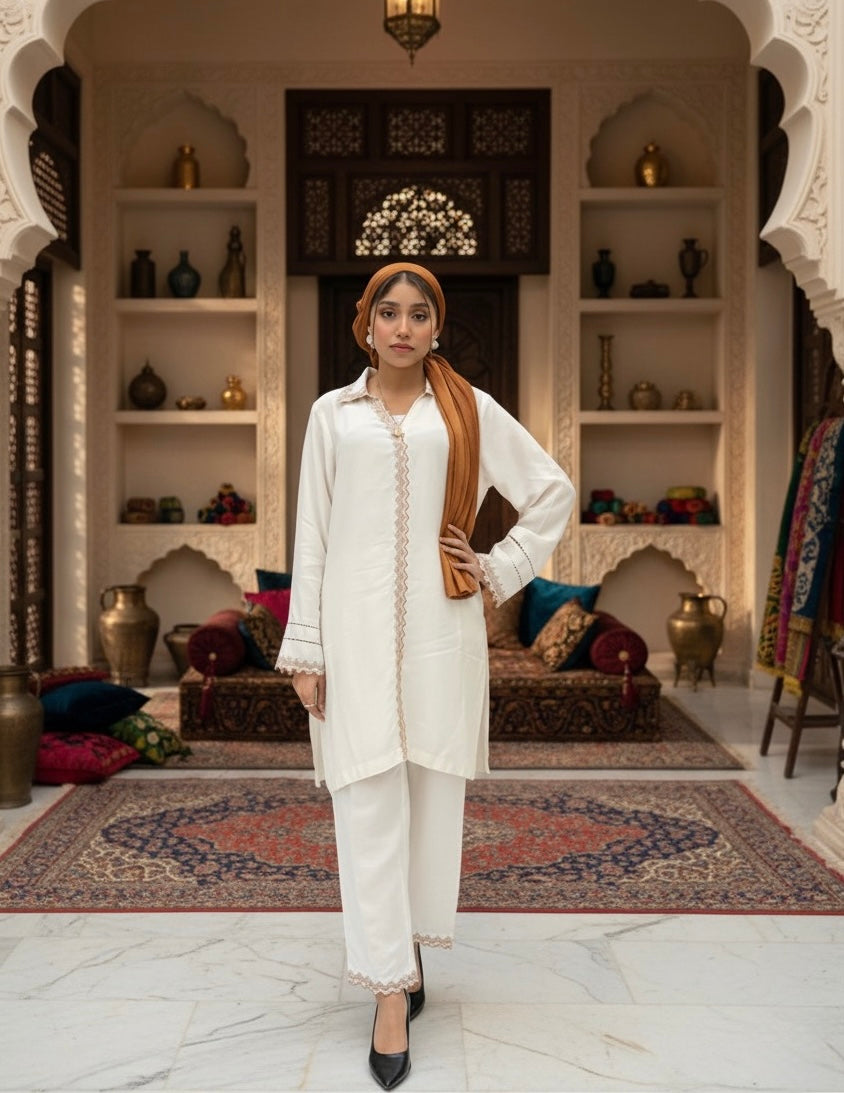 EST-028 Ivory - Co ord set