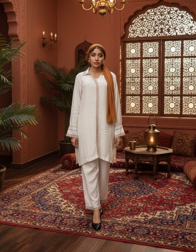 EST-028 Ivory - Co ord set