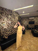 Load image into Gallery viewer, Triple Pleats Long Dress
