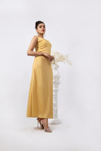 Load image into Gallery viewer, Triple Pleats Long Dress
