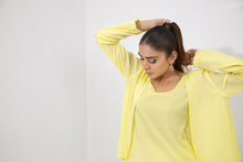 Load image into Gallery viewer, Casual Top with Cape and Trouser
