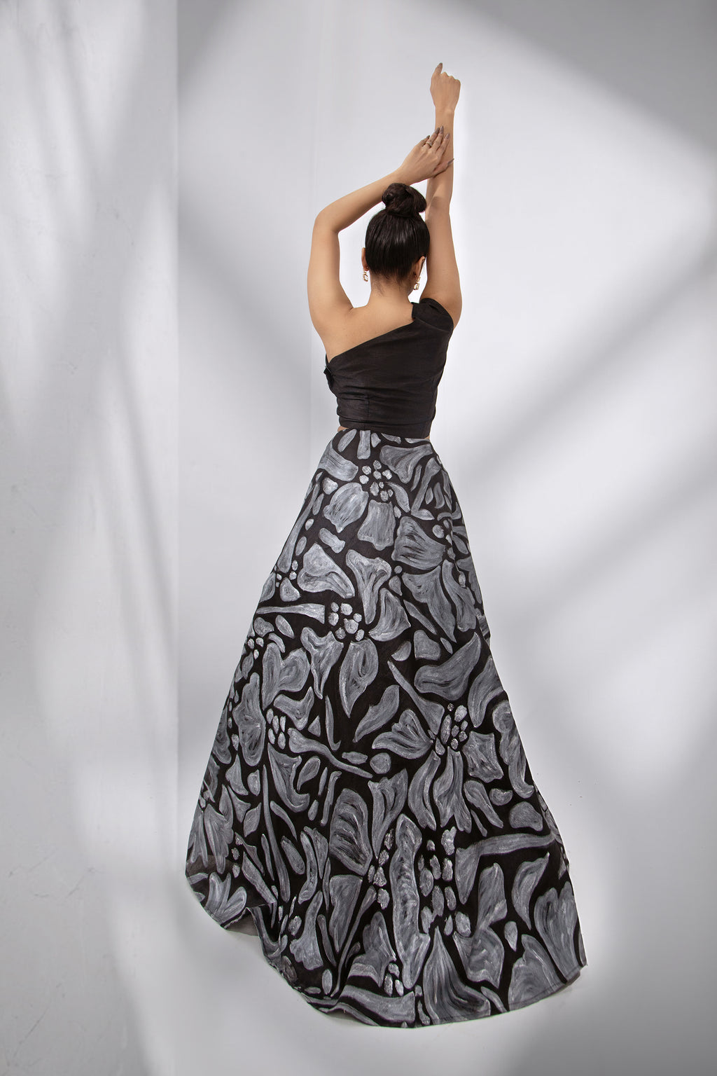 Hand Painted Skirt with Top