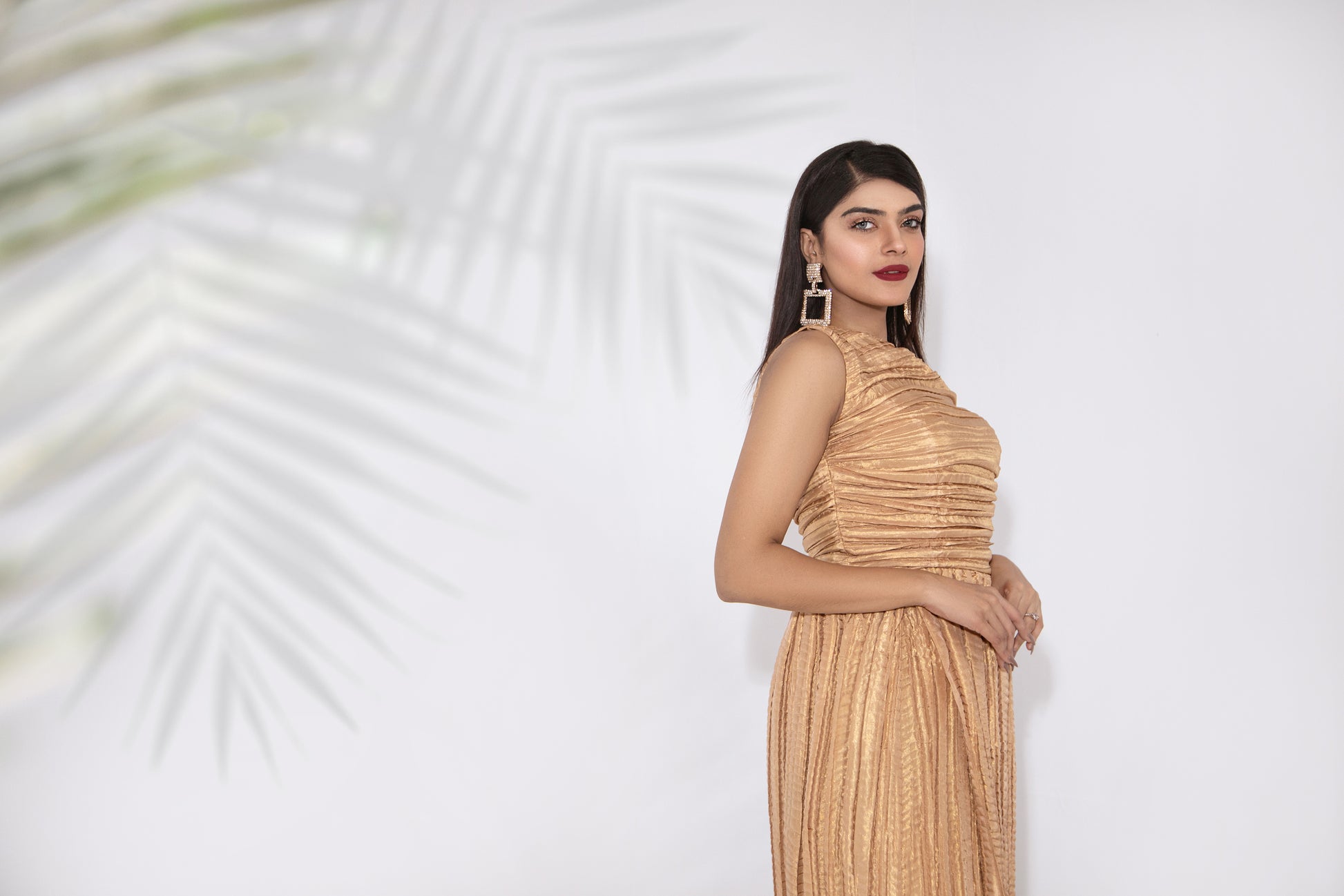 Crushed Sleeveless Dress