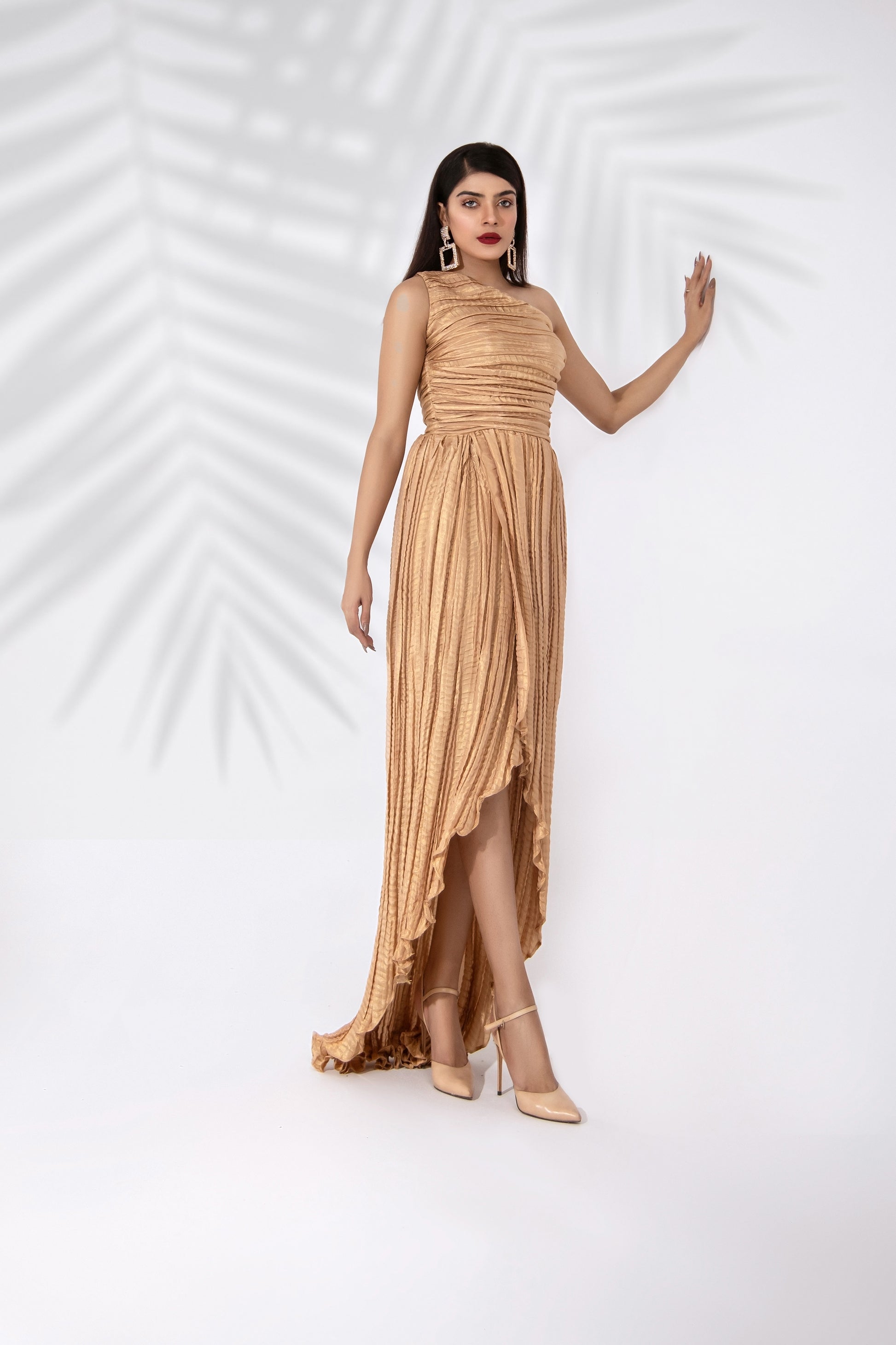 Crushed Sleeveless Dress