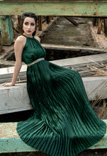 Load image into Gallery viewer, Halterneck Pleated Dress
