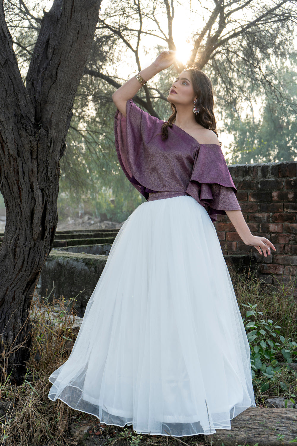 Net Skirt with Top