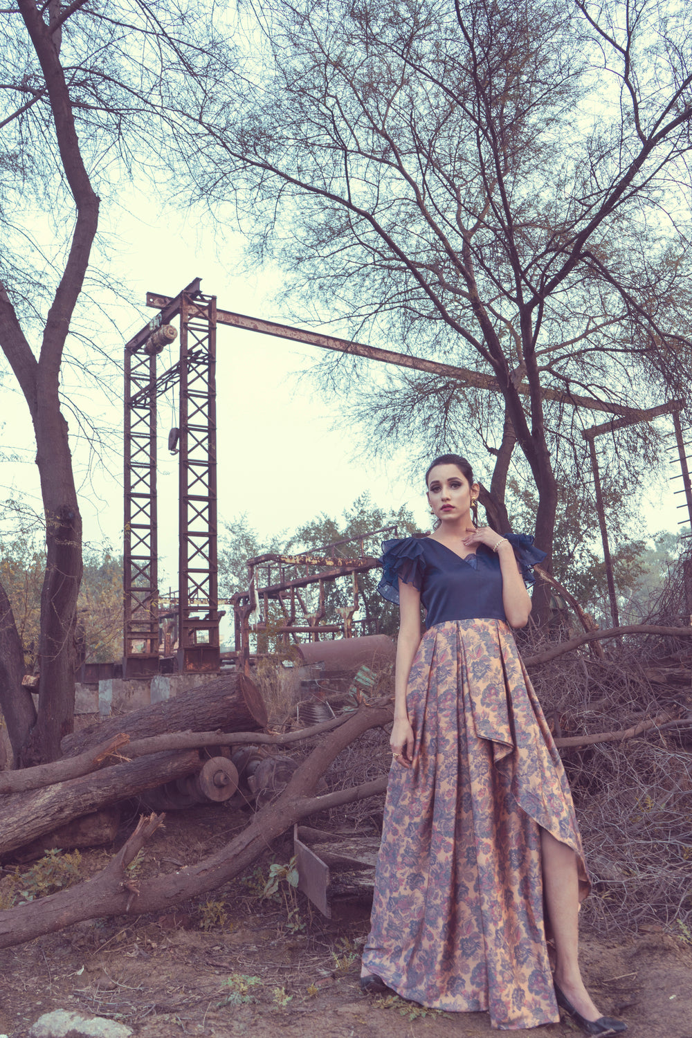 Box Pleated Dress