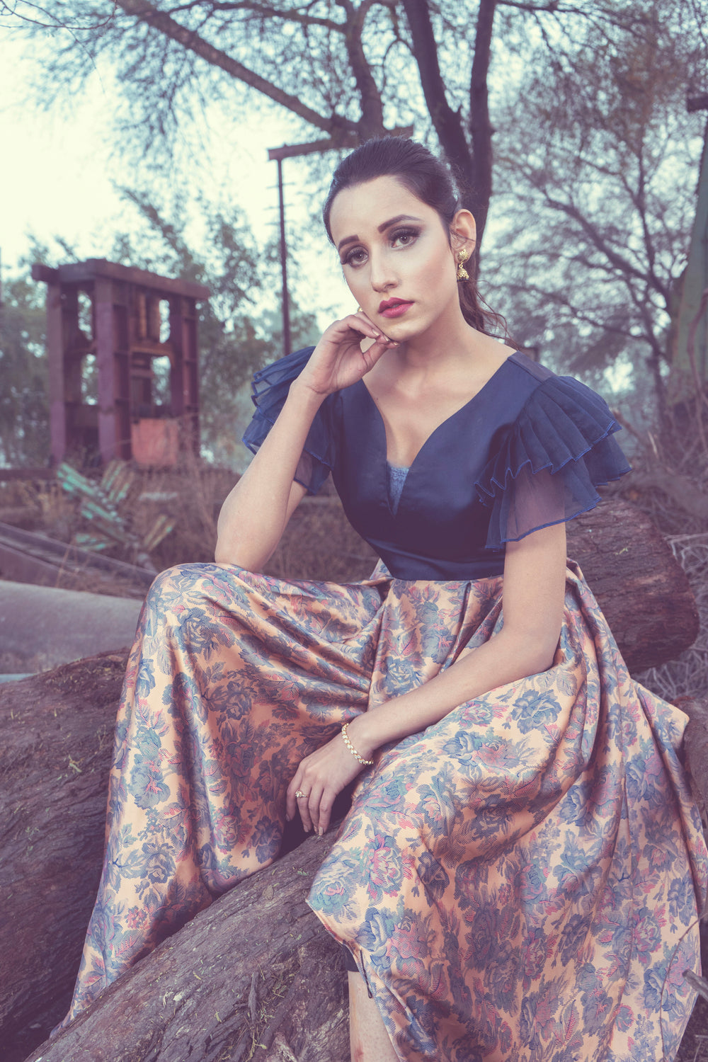Box Pleated Dress