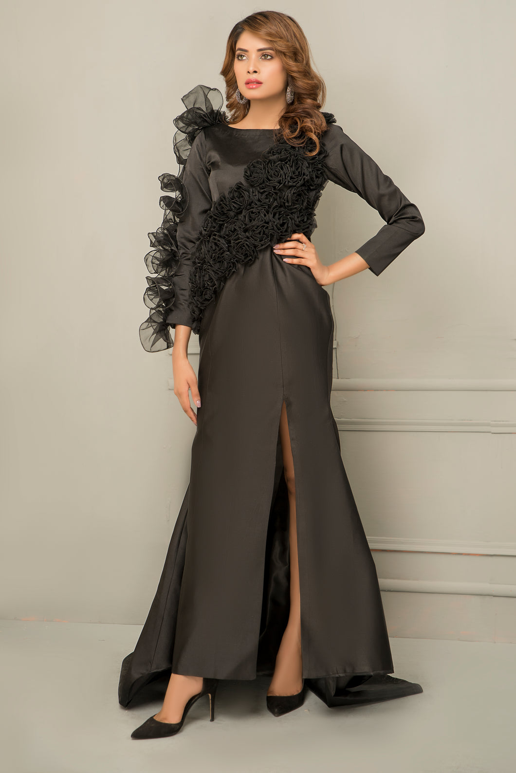 Smoked Pattern Dress