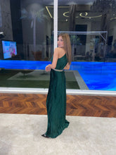 Load image into Gallery viewer, Halterneck Pleated Dress
